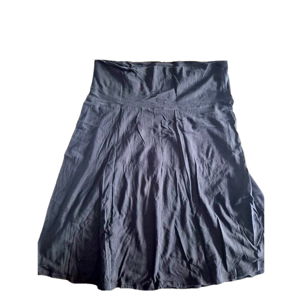 EUC 💖 MASSIMO -elegant Black Midi Skirt -size XL